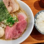 焼きあご煮干しらぁめん はなかぜ - 