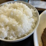 Ra-Men Tonteki Daishou - 米飯(普通盛り)はこれくらい