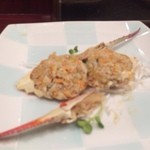 中国菜 二位 - 渡り蟹ほぐし炒め（1800円）。