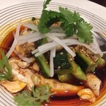 中国菜 二位 - よだれ鶏（1100円）。