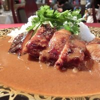 シェ・イノ - 福島伊達どりのキャラメリゼとスパイシーカレー 1000円