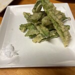 びすとろ海畑 - 天ぷらも地元ならではの食材　うりずん豆