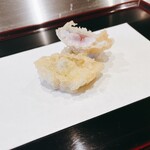 天ぷら たけうち - 唐津の朝どれのアジ