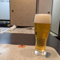 寿し心 なかむら - 生ビール 550円(2023年11月)