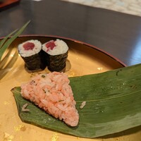 寿し心 なかむら - 笹の葉をあけたら・・・♪(2023年11月)