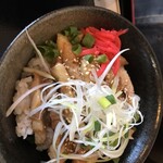 金楽 - ミニチャーシュー丼