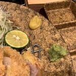 とんかつ けい太 - ワサビは多めでd(￣ ￣)