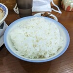 純とんこつ無双 - ここで使ってる米は旨いです