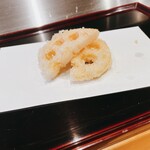 天ぷら たけうち - 白石蓮根