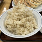 Gyouza No Manshuu - ダブル餃子定食　玄米で