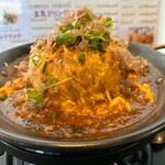 Omuraisu Semmon Teneguron - 旨辛っ‼︎豚ひき肉の台湾カレー風オムライス。