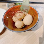 Izakaya Sharaku - うずらの卵の醤油漬け