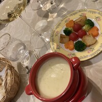 円山別邸 - チーズフォンデュ St.Mapleというシロップで味変するのも楽しかった