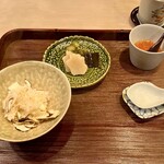 霞町 やまがみ - 松茸ご飯 香の物 いくら