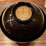 霞町 やまがみ - からすみ餅のお椀