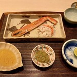 霞町 やまがみ - 松葉蟹 焼き蟹