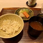 霞町 やまがみ - じゃこご飯