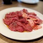 焼肉あきら - 切り落とし2種盛り