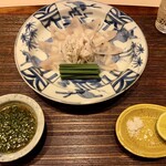 霞町 やまがみ - ふぐ 刺身