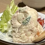 金山おでん 串揚げ でーもん - コンビーフのポテトサラダ