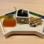 味ひろ - ミニおせち からすみ 蕗味噌 黒豆 ごまめ 数の子