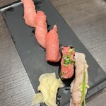 Sushi zammai - まぐろ5点盛り