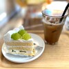 Patissiere Une Passion - シャインマスカットのショートケーキ生クリーム＋アイスコーヒー（1,000円）