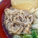 小麦冶  - 肉ごぼう天、丸天トッピング