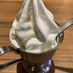 びっくりドンキー 茅ヶ崎店 - いつものディッシュバークの後のミニソフト