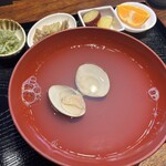 Sakabazushi Obubu - 小鉢4種 はま吸い
