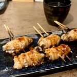 Umito Sake Aburiya Kuukai - カキの肉巻きくし