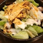 セットのインド豆パリパリサラダ