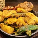 セットのインディアンプレート