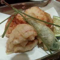 帰燕 - 海老糝薯揚げと松茸の薄衣揚げ