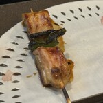 焼鶏 明日楽 - ねぎ巻き