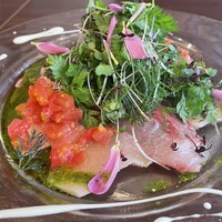 トラットリア イル レガーロ - 鰤のカルパッチョ トラットリア イル レガーロ - 鰤のカルパッチョ