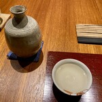 日々魚数寄 東木 - 数馬酒造 竹葉 能登純米 燗酒