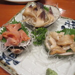 大政寿司 - 貝盛合せ！