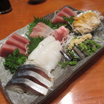 大政寿司 - 刺身盛合せ！