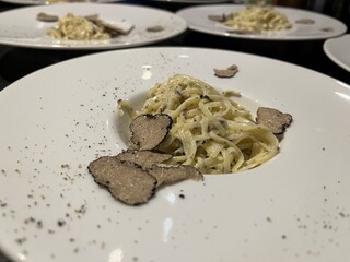 Euro dining claret - コースパスタ　トリュフのクリームソース