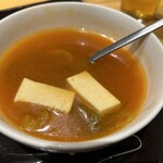 神戸牛焼肉&生タン料理 舌賛 - 純豆腐スープ