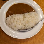 らぁめん 一福 - ミニカレー。味噌ラーメンがそうである様に、必然的にこんな味になったであろう、ミニカレー。このお店らしいカレー。