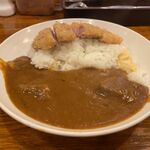 しまや - 国産極上ロースカツ＆豚バラ煮込カレー1000円