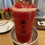 Suage Sakaba Pari Pari - フルーツパーラーサワー　赤（トマト）　※フルーツトマトなので甘味があって飲みやすい。果肉が残るから中だけ追加できると良いのだが。