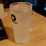 大衆すき焼き とみい - ゆず蜜サワー