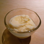 銀座うち山 - 塩バニラアイス