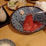 大衆すき焼き とみい - 最後のお肉、これで終了。