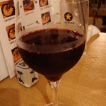 大衆すき焼き とみい - 赤ワイン　グラス