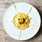 tagliatelle sea urchin cream sauce