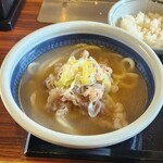 丸亀製麺 - 神戸牛 旨だしうどん